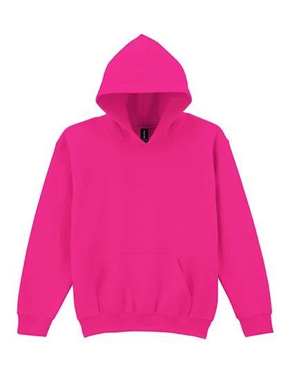 Kinder Hoodie Gildan Blend 18500B in Blend Youth Hooded Sweatshirt Heliconia