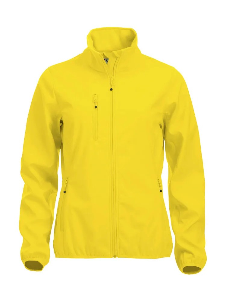 Dames Softshell Jas Clique Basic 020915 in Lemon