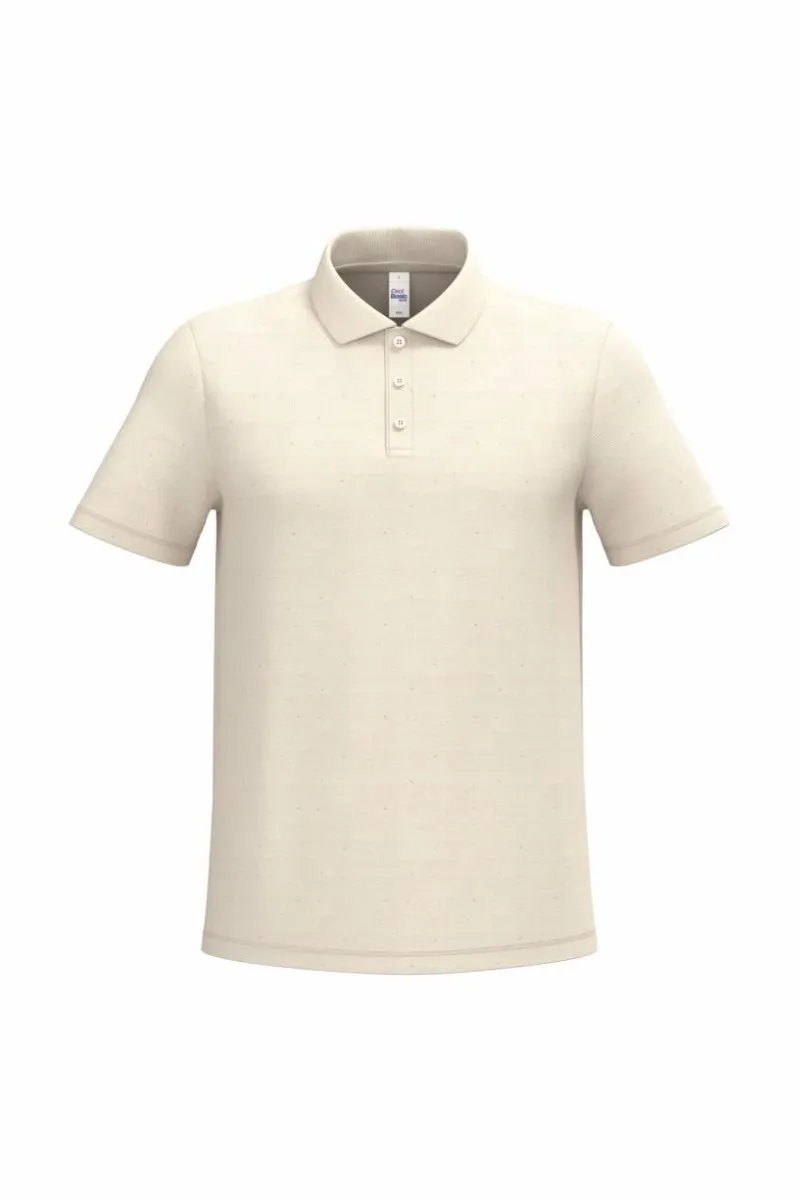 Goedkope Heren Polo iDeal Basic Brand in Raw Naturel