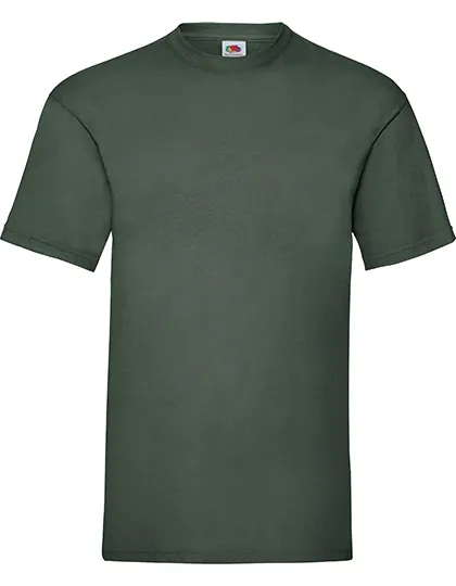 T-shirts Fruit of the Loom Value weight 61-036-0 in T-shirts Fruit of the Loom Value weight 61-036-0 - Bottle Green