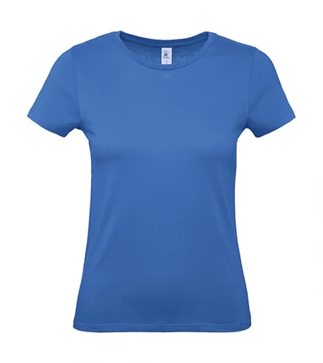 Dames T-shirt B&C E150 TW02T in Dames T-shirt B&C E150 TW02T Azure