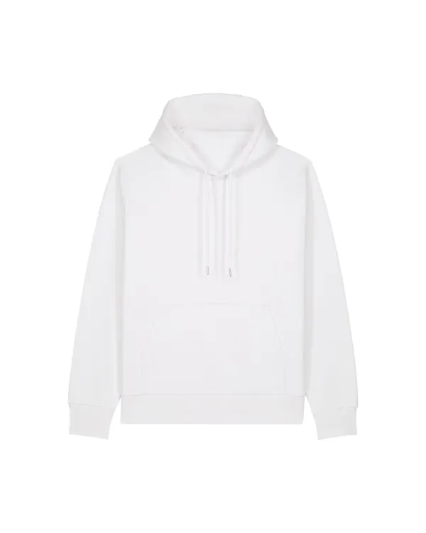 Heren Hooded Sweater Stanley Stella Gamechanger STSU257 in Heren Hooded Sweater Stanley Stella Gamechanger STSU257 - White - C001