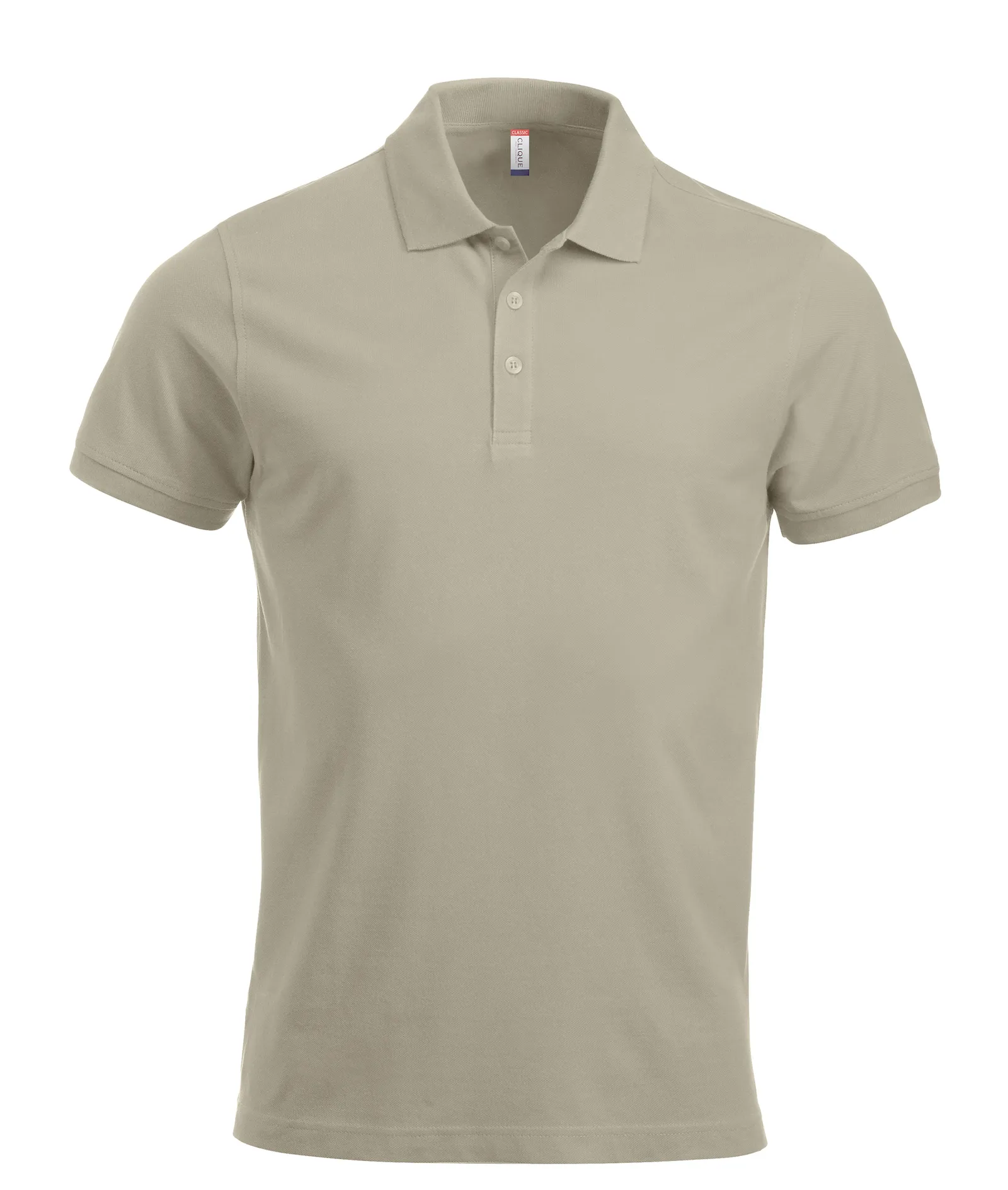 Heren Polo Clique Lincoln 028204 in Heren Polo Clique Lincoln 028204 Licht Khaki