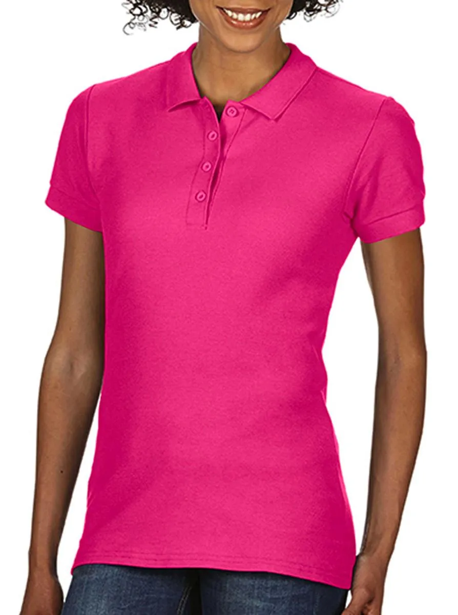 Dames Polo Gildan Softstyle 64800L productfoto