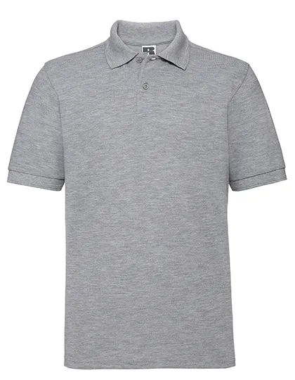 Heren Polo extra groot 5XL en 6XL Russell R-599M-0 in Heren Polo extra groot 5XL en 6XL Russell R-599M-0 Light Oxford