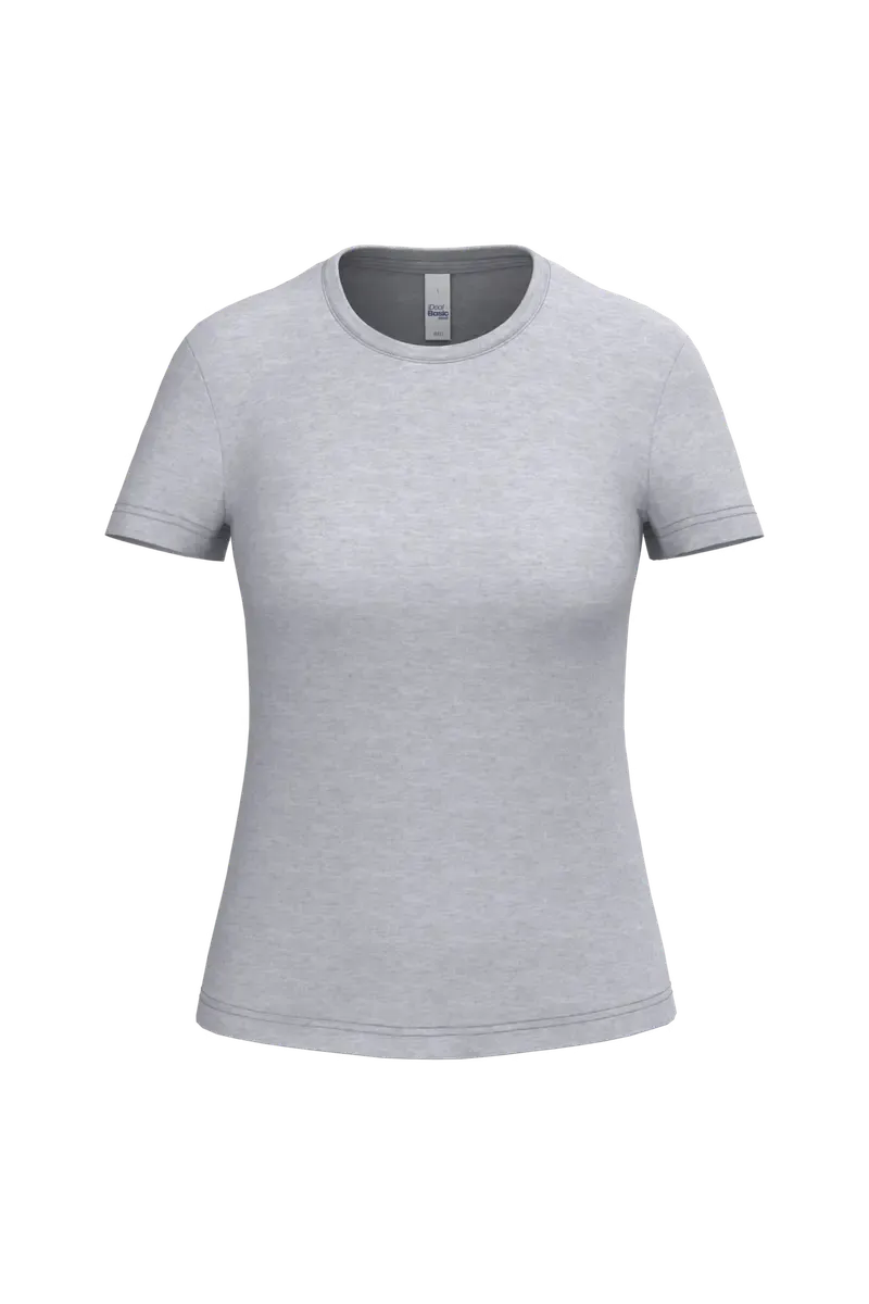 Dames T-shirt iDeal Basic Brand 190 IB321 in Dames T-shirt iDeal Basic Brand 190 IB321 - Oxford Grey