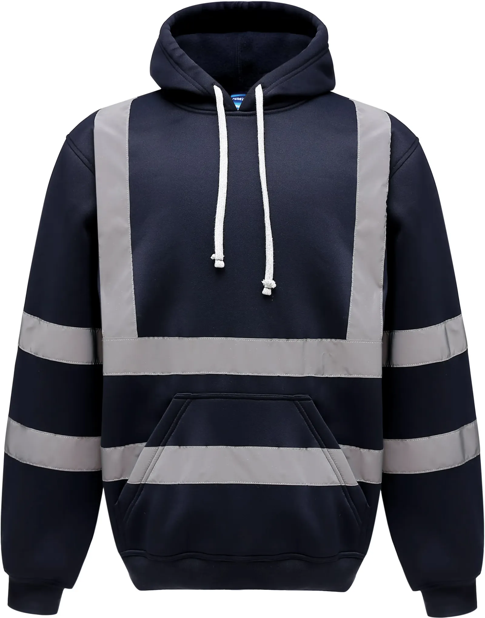 Hooded Sweater met Capuchon High Visibilty HVK05 in Hooded Sweater met Capuchon High Visibilty HVK05 Navy