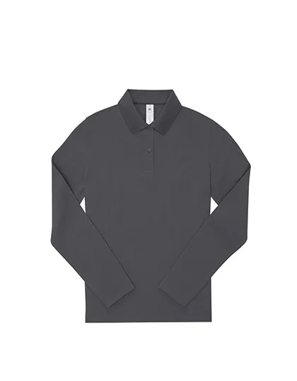 Dames polo B&C My Polo 210 Long Sleeve productfoto