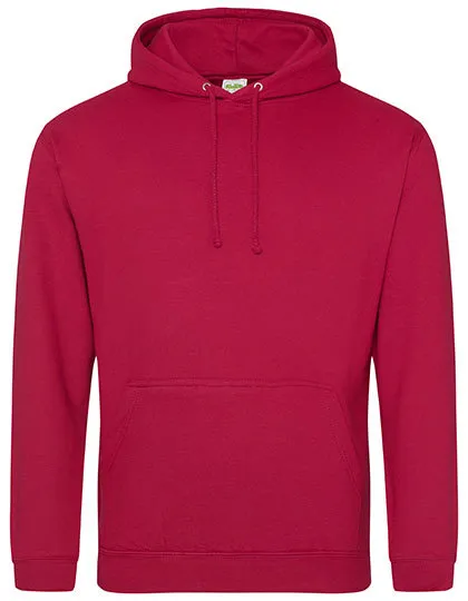 Heren Hoodie College AWDis JH001 in Heren Hoodie College AWDis JH001 Red Hot Chilli