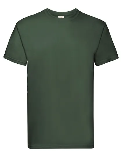 T-shirts Fruit of the Loom Super premium 61-044-0 in T-shirts Fruit of the Loom Super premium 61-044-0 - Bottle Green