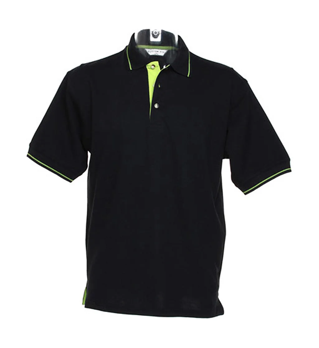 Heren Poloshirts Kustom KIt Contrast Tipped KK606 productfoto