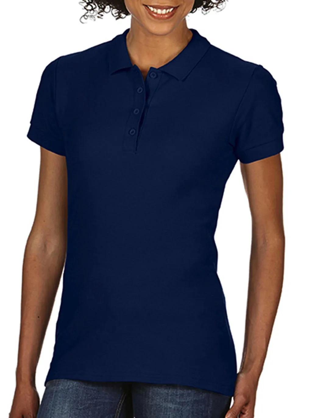 Dames Polo Gildan Softstyle 64800L productfoto