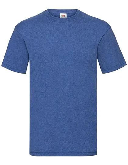 T-shirts Fruit of the Loom Value weight 61-036-0 in T-shirts Fruit of the Loom Value weight 61-036-0 - Retro Heather Royal