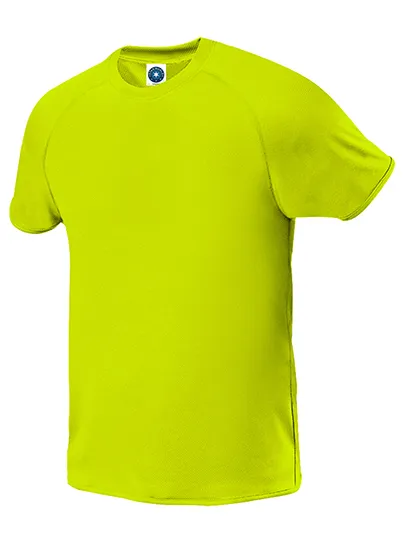 Heren Sportshirt Starworld SW300 in Heren Sportshirt Starworld SW300 Fluo Geel