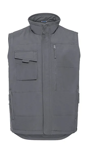 Heren Bodywarmer Workwear Russell 0R014M0 in Heren Bodywarmer Workwear Russell 0R014M0 Convoy Grey