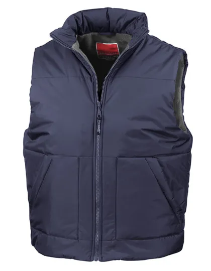 Heren Bodywarmer Result R044X in Heren Bodywarmer Result R044X Navy