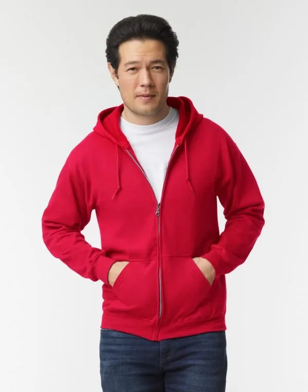Hoodie Heavy Blend Adult Full Zip Gildan 18600