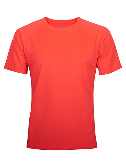 Heren Sportshirt CONA SPORTS CS01 in Heren Sportshirt CONA SPORTS CS01 Neon Coral