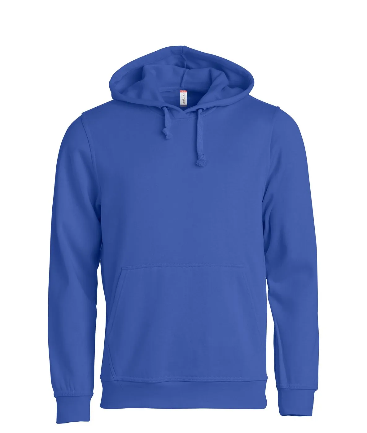 Heren Hoodie Basic Clique 021031 in Heren Hoodie Basic Clique 021031 - Blauw