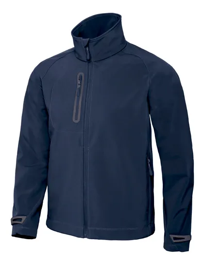 Heren Softshell Jas B&C X-Lite JM951 in Heren Softshell Jas B&C X-Lite JM951 Navy