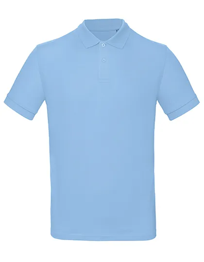 Heren Polo Inspire B&C PM430 in Heren Polo Inspire B&C PM430 Sky Blue