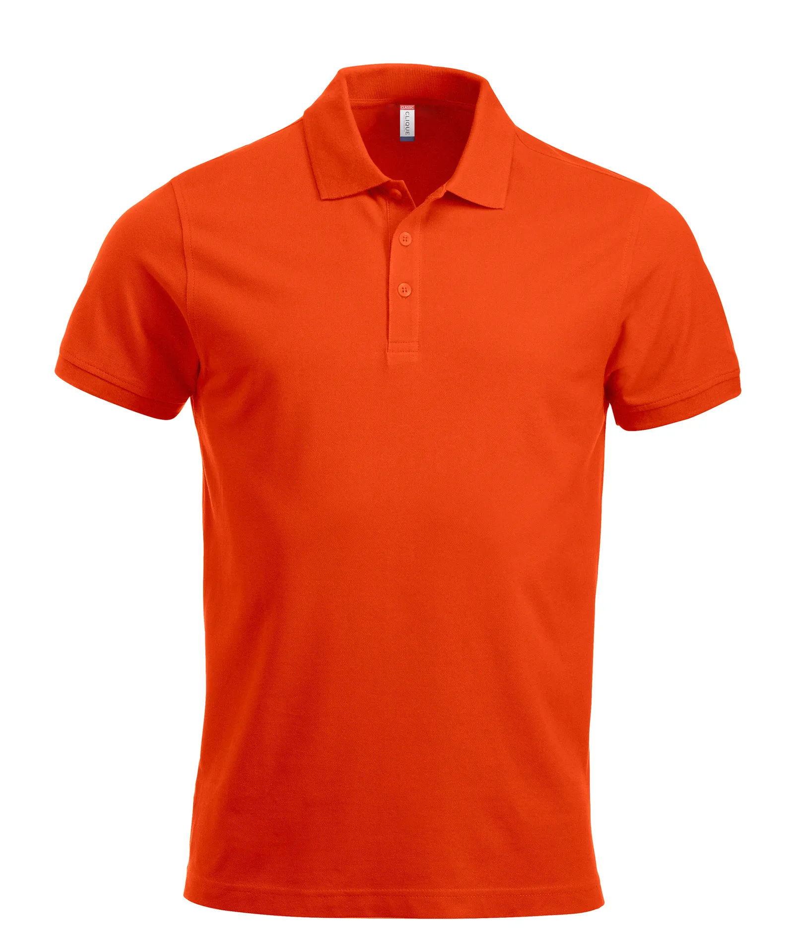 Heren Polo Clique Lincoln 028204 in Heren Polo Clique Lincoln 028204 Diep Oranje