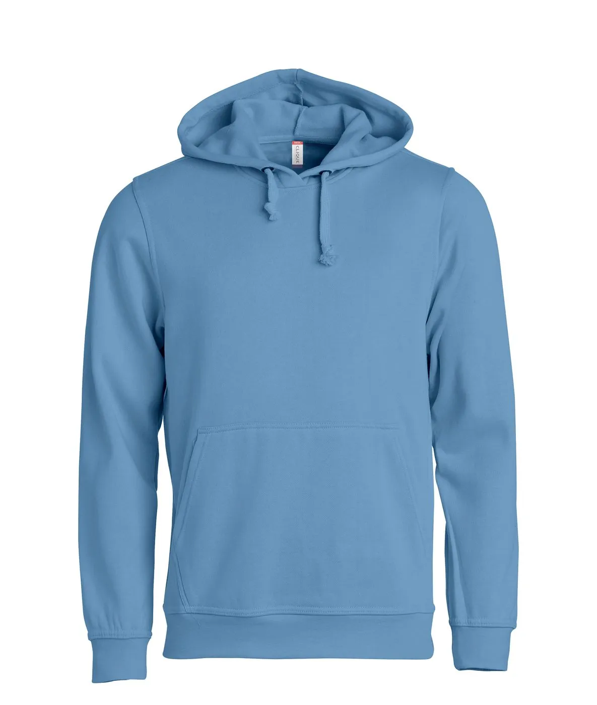 Heren Hoodie Basic Clique 021031 in Heren Hoodie Basic Clique 021031 - Licht-Blauw