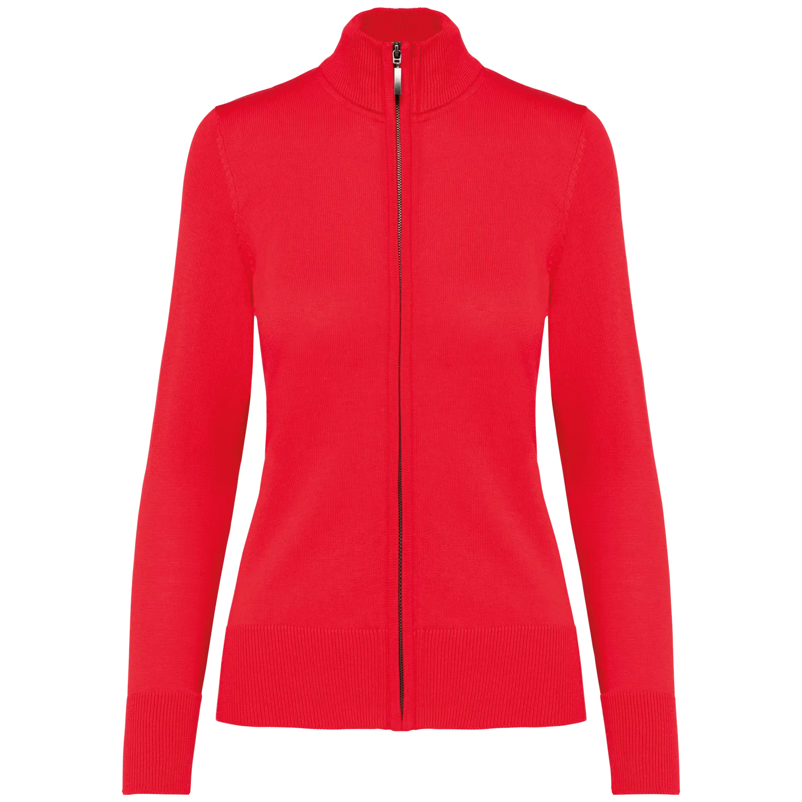 Dames Vest Cardigan Kariban K962 in Dames Vest Kariban K962 RED