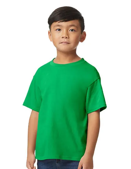 Kinder T-shirt Gildan Softstyle Midweight 65000B in irish green