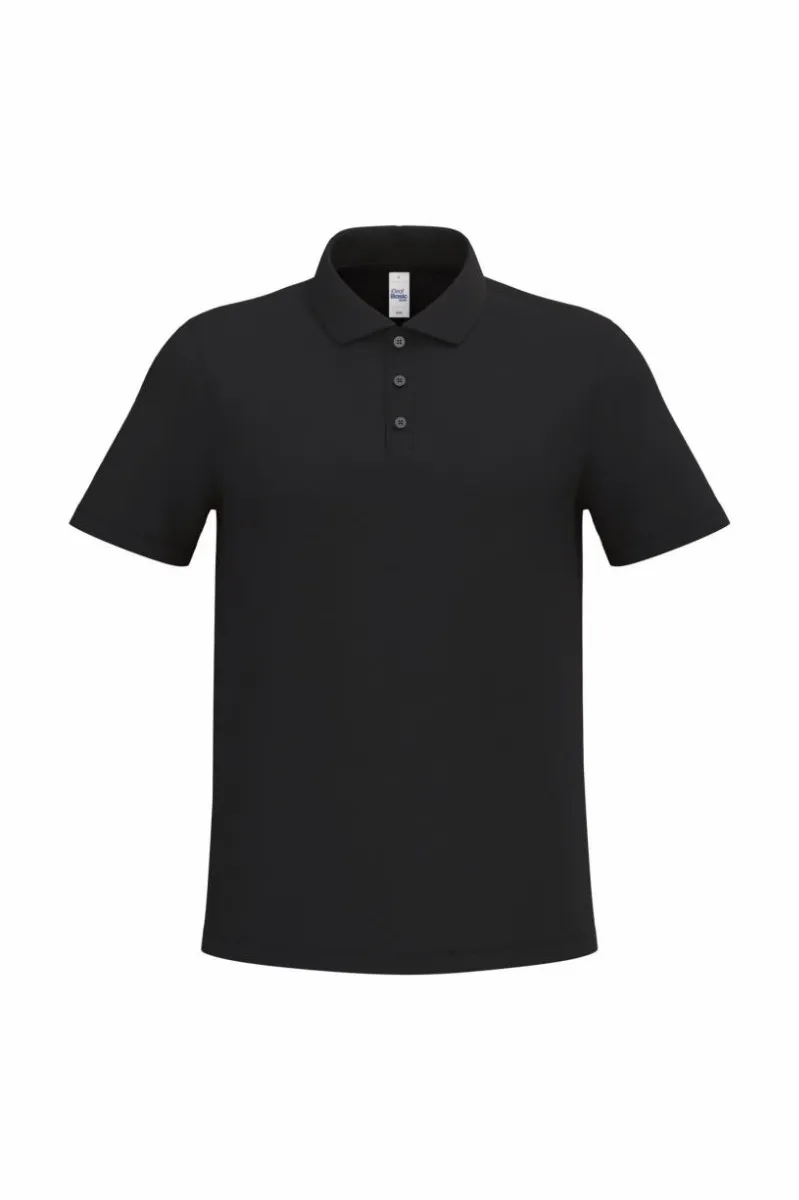 Goedkope Heren Polo iDeal Basic Brand in Zwart