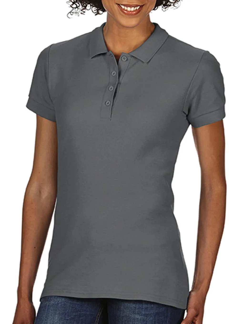 Dames Polo Gildan Softstyle 64800L productfoto