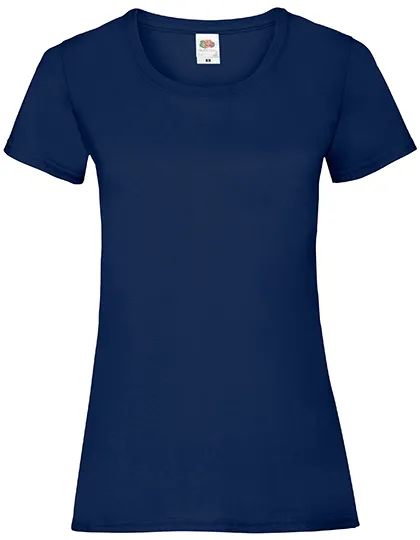Dames T-shirts fruit of the loom value weight 61-372-0 in Dames T-shirts fruit of the loom value weight 61-372-0 - Navy