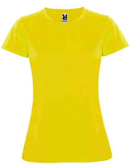 Dames Sportshirt Montecarlo Roly CA0423 in Dames Sportshirt Montecarlo Roly CA0423 - Yellow
