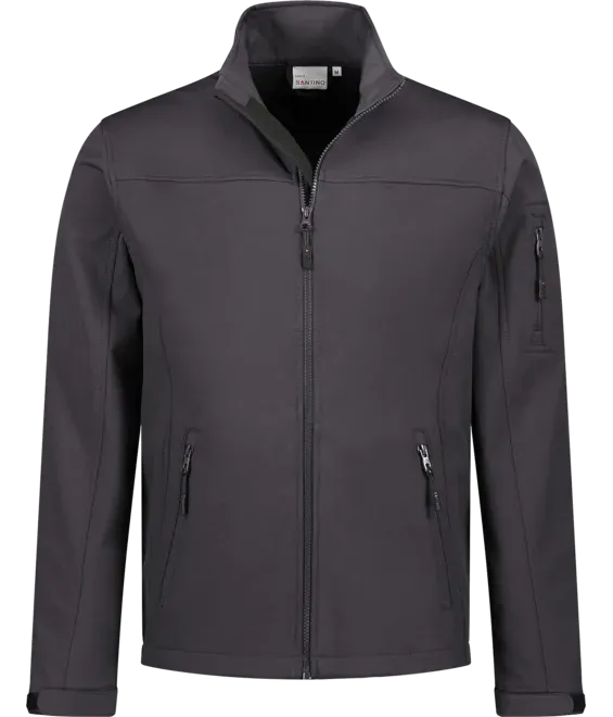 Heren Softshell Jas Santino SANTO 1226075 in Heren Softshell Jas Santino SANTO 1226075 Graphite