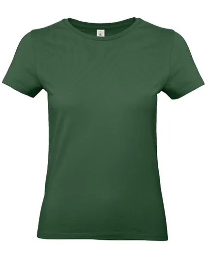 Dames T-shirt B&C E190 TW04T in Dames T-shirt B&C E190 TW04T - Bottle Green