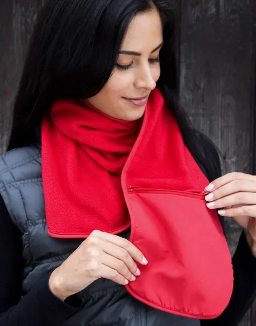 Fleece sjaals borduren