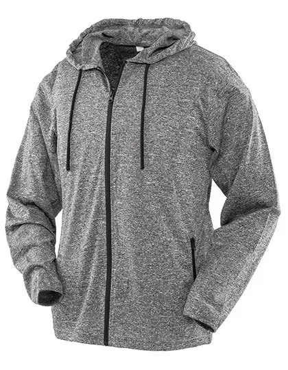 Dames Sport Hoodie Spiro S277F in Dames Sport Hoodie Spiro S277F - Marl Grey