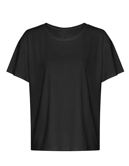 Dames Sportshirt AWDis Womens Open Back T JC013 in Dames Sportshirt AWDis Womens Open Back T JC013 - Jet Black