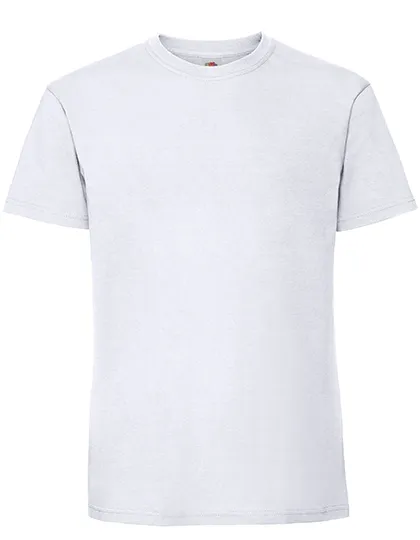 Heren T-shirt Ringspun Premium Fruit of the loom 61-422-0 in Heren T-shirt Ringspun Premium Fruit of the loom 61-422-0 - White