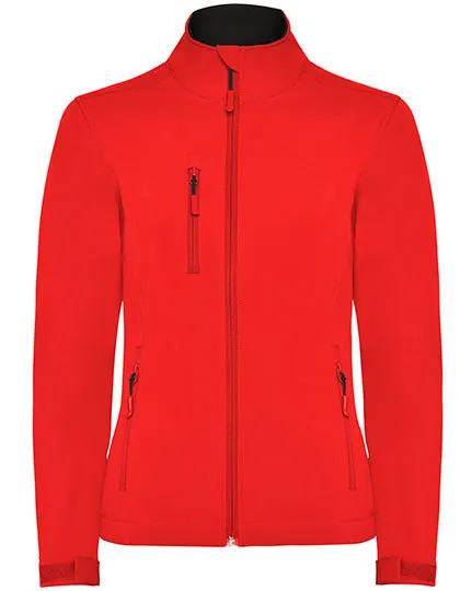 Dames Softshell Jas Nebraska Roly SS6437 in Rood