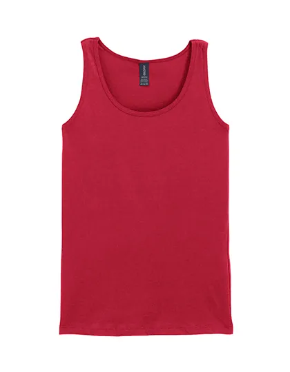 Dames Tank Top Gildan 64200L in Dames Tank Top Gildan 64200L - Cherry Red