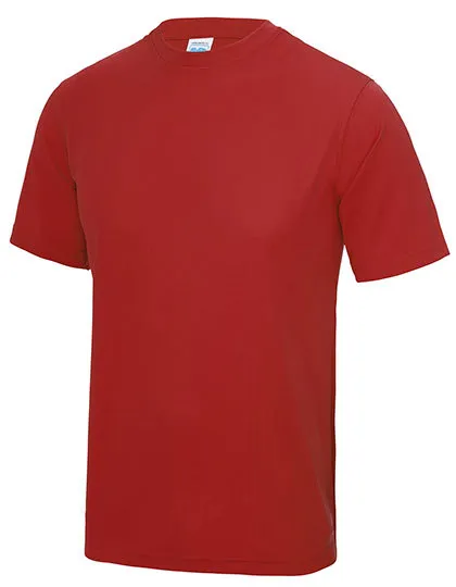 Kinder Sportshirt Cool AWDis JC001J in Kinder Sportshirt Cool AWDis JC001J - Fire Red