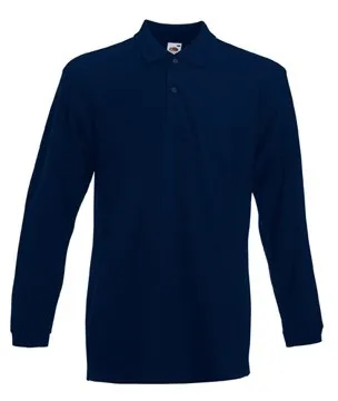 Kinder polo lange mouw Fruit of the Loom 63-201-0 productfoto