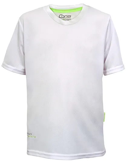 Kinder Sportshirt CONA SPORTS Evolution Tech Tee CSK11 in Kinder Sportshirt CONA SPORTS Evolution Tech Tee CSK11 - White