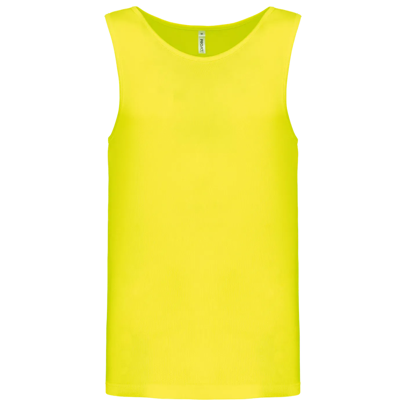 Heren Tanktop Sportshirt Proact PA441  in Heren Tanktop Sportshirt Proact PA441 Fluo Geel
