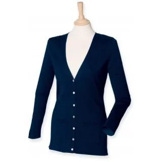 Dames vest V hals Cardigan Henbury H723 productfoto