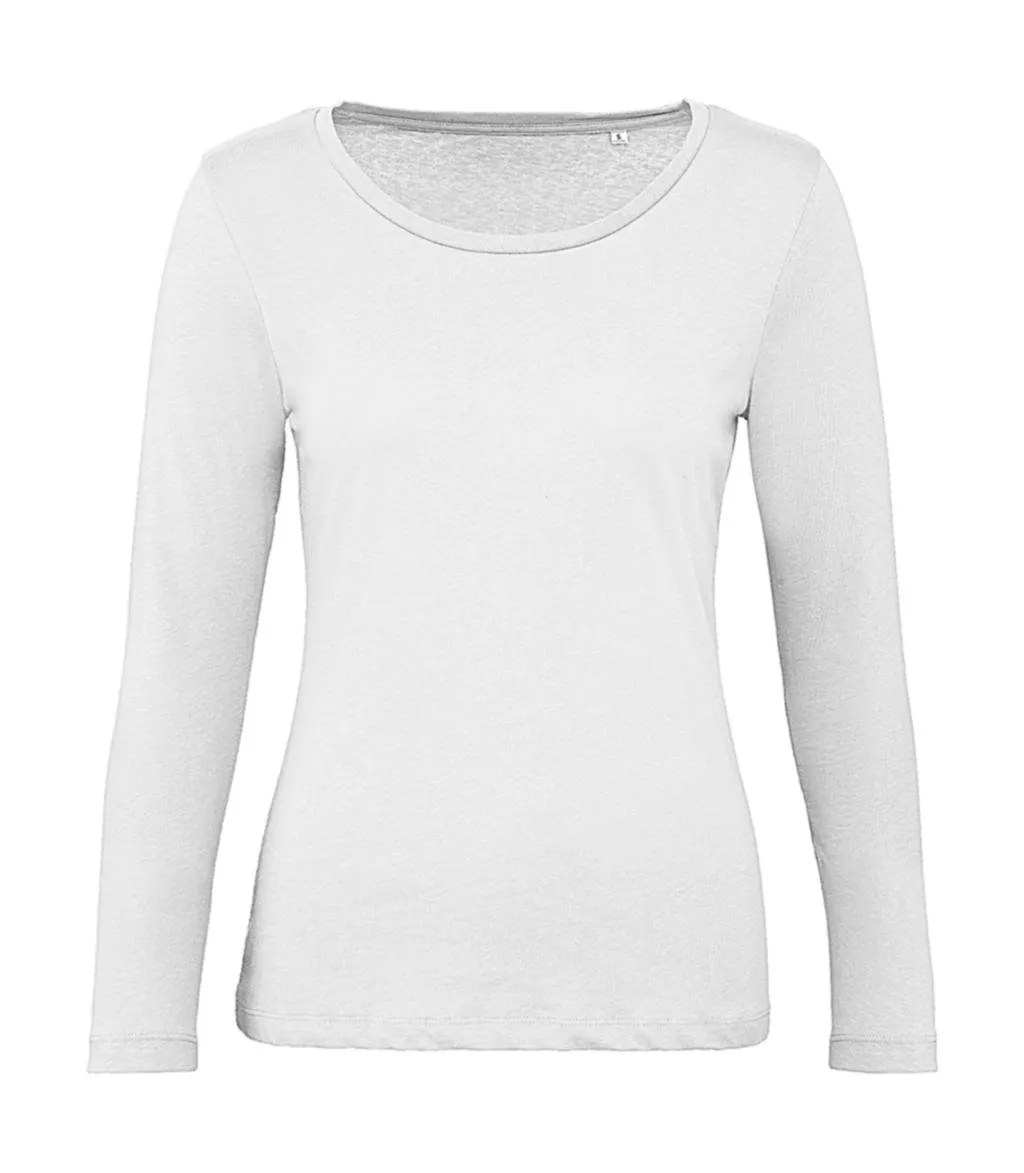 Dames T-shirt Lange Mouw B&C Inspire TW071 productfoto
