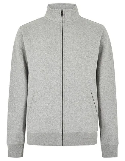 Heren Sweat Jacket Kustom Kit KK334 in Heren Sweat Jacket Kustom Kit KK334 Heather Grey
