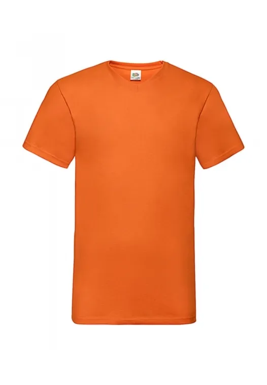 Goedkope Oranje Heren T-shirt V Hals Lemon & Soda LEM1264 productfoto