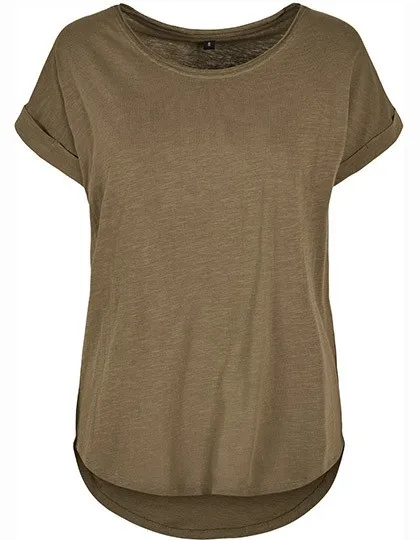 Dames T-shirt Build Your Brand BY036 in Olive